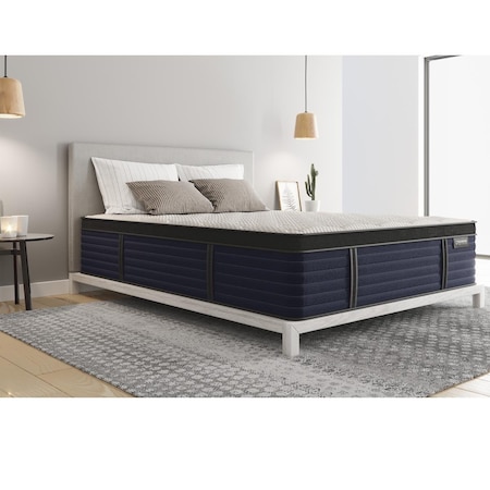 Kd Mobiliario 14.5 in. Hughes Cool Latex Hybrid Euro-Top Mattresses - Firm KD2953514